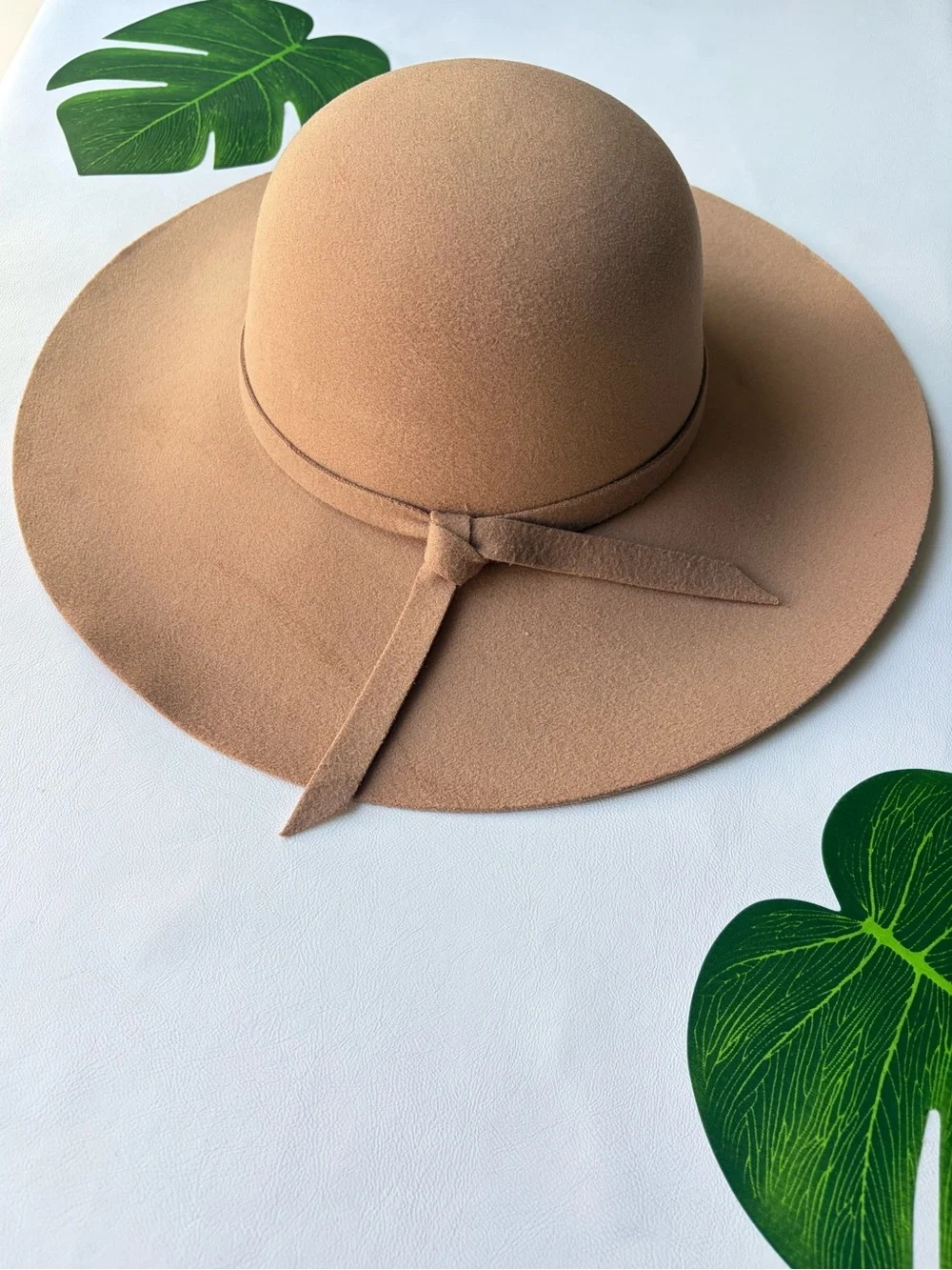 🌻Tan Wool Felt Sun Hat 🌻